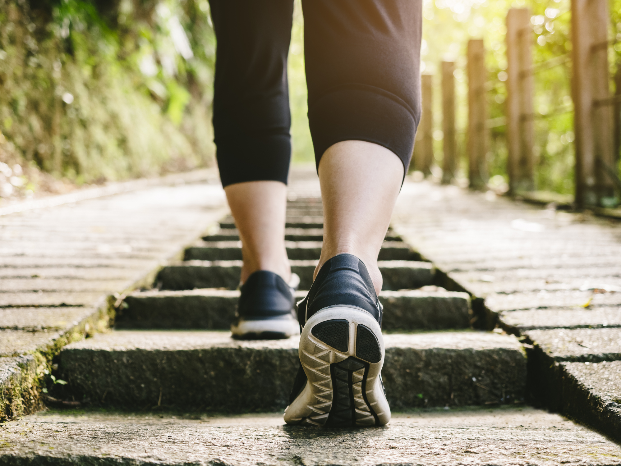 Comfortable walking shoes for a daily walking routine that supports leg circulation